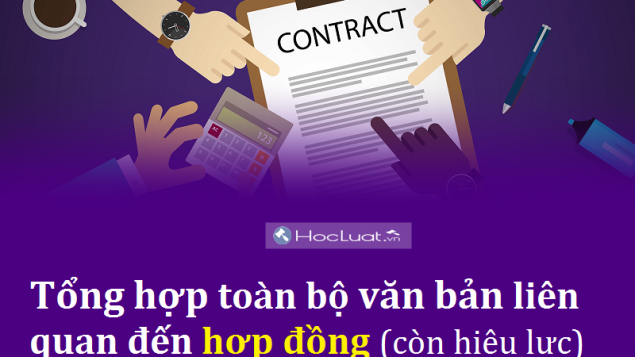 Tổng hợp toàn bộ văn bản liên quan đến hợp đồng (còn hiệu lực)