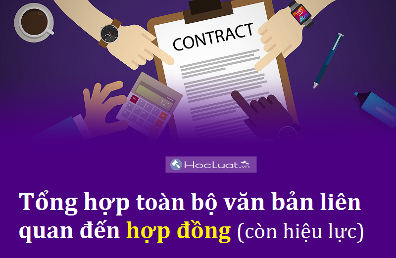 Tổng hợp toàn bộ văn bản liên quan đến hợp đồng (còn hiệu lực)