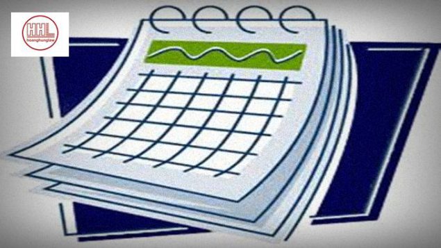 Lịch làm việc từ ngày 18/04 – 13/04/2019